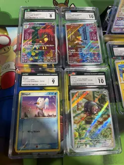 Pokemon TCG Slabs 10 Graded Cards - Image 4