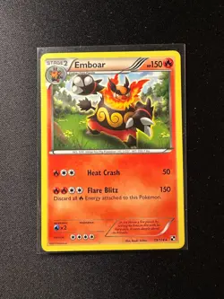 Emboar - 19/114 - Rare Theme Deck Exclusive Black & White NM Pokemon Card - Image 1