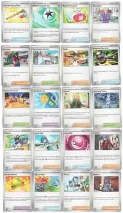 Twilight Masquerade Complete Pokemon Trainer Card Lot Carmine Kieran Love Ball - Image 1