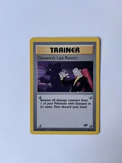 Giovanni’s Last Resort Gym Challenge 105/132 Rare Pokemon Card - Image 1