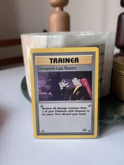 Giovanni’s Last Resort Gym Challenge 105/132 Rare Pokemon Card - Image 3