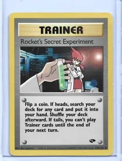 Rocket's Secret Experiment 120/132 Gym Challenge Set Pokemon Card - Near Mint - Image 1