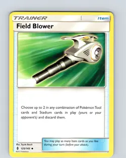 Pokemon TCG Field Blower S&M Guardians Rising 125/145 Uncommon Card Played LP - Image 1