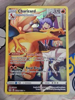 Charizard TG03/TG30 SWSH Lost Origin Trainer Gallery Pokemon TCG Card NM - Image 1