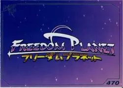 Freedom Planet Limited Run Game Silver Trading Card #470 New No Creases Mint - Image 1