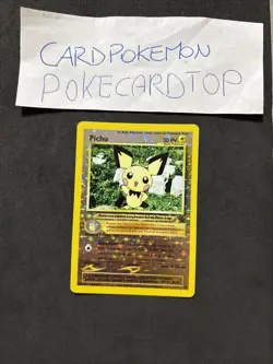 Pokemon Card Pichu 35- Promo-Ita-Holo Reverse-nm! - Image 1