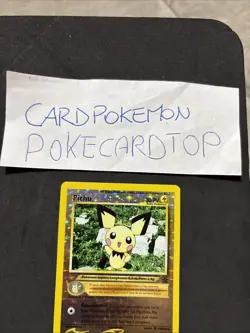 Pokemon Card Pichu 35- Promo-Ita-Holo Reverse-nm! - Image 2