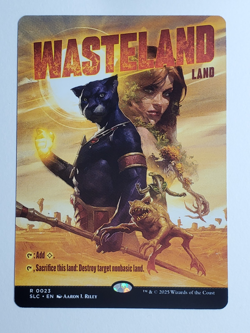 Wasteland NON-FOIL - Secret Lair Encyclopedia of Magic MTG - Image 1