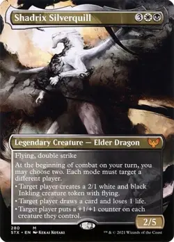 Shadrix Silverquill - Extended Art STX LP MTG - Image 1