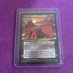 MTG-Squandered Resources Visions-LP NM-vintage Magic the Gathering-Reserve List - Image 2