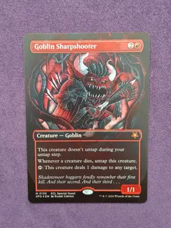 Goblin Sharpshooter NM #136 Borderless FOIL MTG Special Guests - Image 1