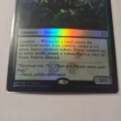 FOIL Scute Swarm PROMO Zendikar Rising 203/280 MTG ZNR NM - Image 2