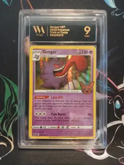 2022 POKEMON SWORD & SHIELD TRICK OR TRADE GENGAR HOLO #057 WAG MINT 9 - Image 1