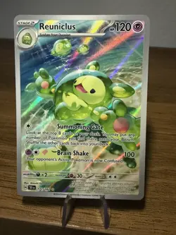 Pokemon TCG Reuniclus Scarlet & Violet Temporal Forces 171/162 IR NM Condition - Image 1