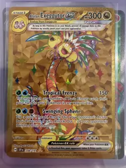 2024 Pokemon Surging Sparks SSP Alolan Exeggutor ex Hyper Rare 248/191 NM - Image 1