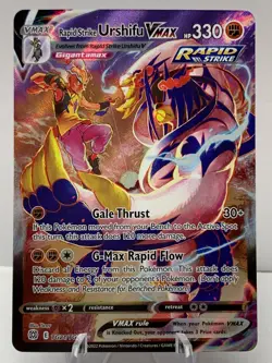 Pokemon Rapid Strike Urshifu VMAX TG21/TG30 Brilliant Stars SWSH Trainer Gallery - Image 2