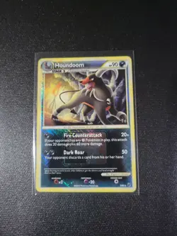 Pokemon TCG Houndoom HS-Undaunted 5/90 Holo Holo Rare - Image 1