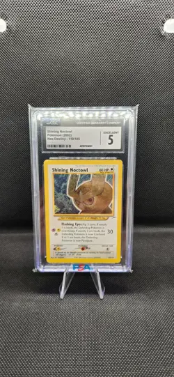 Pokemon TCG - Shining Noctowl 110/105 Neo Destiny Secret Rare CGC 9 MINT - Image 1