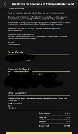 Pokemon TCG Ascended Heroes Pokemon Center Elite Trainer Box CONFIRMED PRESALE - Image 2