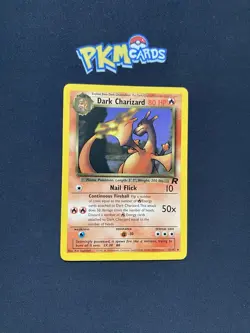 Pokemon TCG Dark Charizard Team Rocket 21/82 Regular Rare LP. - Image 1