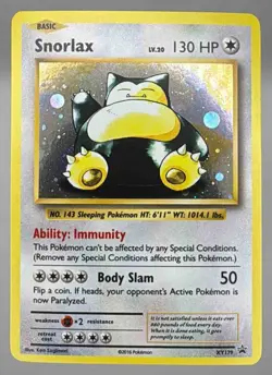 2013-17 Pokemon XY Promos Snorlax #XY179 - Image 1