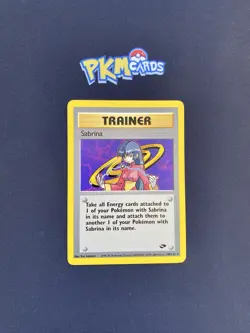 Pokemon TCG Sabrina Gym Challenge 110/132 Regular Rare LP. - Image 1