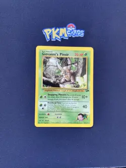 Pokemon TCG Giovanni's Pinsir Gym Challenge 24/132 Regular Rare LP. - Image 1