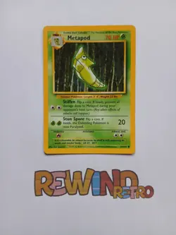 Pokemon TCG Metapod Base Set 54/102 - Image 1