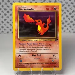 Charmander 50 Pokemon Team Rocket Common NM - Image 1
