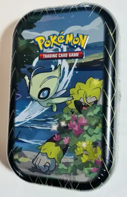 Pokemon TCG Shining Fates - Celebi Mini Tin - Factory Sealed - 2 Packs - Image 1