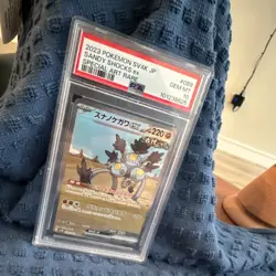 Pokemon Sandy Shocks ex 089/066 SV4K Roar SAR Holo PSA 10 Japanese - Image 2