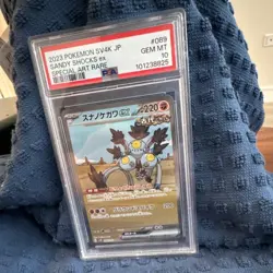 Pokemon Sandy Shocks ex 089/066 SV4K Roar SAR Holo PSA 10 Japanese - Image 3