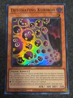 x1 Detonating Kuriboh - SUDA-EN097 - Super Rare - 1st Edition Yu-Gi-Oh! M/NM - Image 1