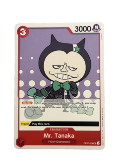 New: One Piece CCG Mr. Tanaka OP07-008 500 Years in the Future Regular Uncommon - Image 1