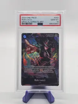 2023 One Piece, Rob Lucci, SR Alt Art, PSA 10, OP03-092 ENG - Image 1