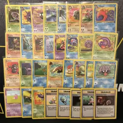 Complete Fossil Uncommon And Common Set -WOTC Pokemon Cards- NM/LP -32 Cards- (2 - Image 1