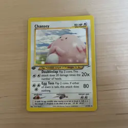 Pokemon Card - Chansey Neo Destiny 31/105 Uncommon 1st Edition - Image 1