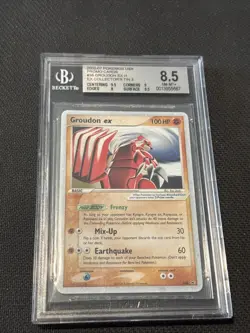 Pokemon Groudon EX #38 2006 Holo Black Star Promo Card BGS 8.5 NM-Mint - Image 1