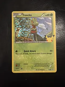 Pokemon TCG Treecko McDonald's Promo Card 3/25 Holo - Image 1