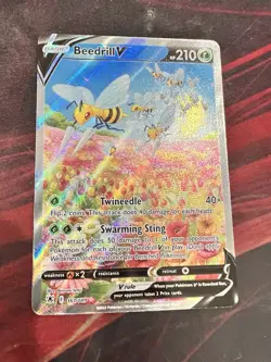 Beedrill V Alt Art 161/189 | Astral Radiance | Pokemon Card NM+ - Image 1