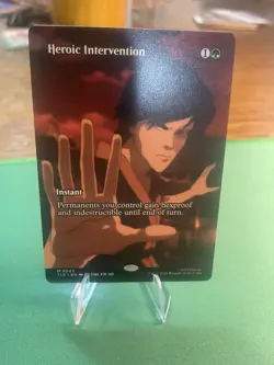 2025 Heroic Intervention Borderless 43 Avatar Magic MTG Mythic 1BU - Image 3