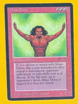 MTG MIJAE DJINN Arabian Nights (OldManMTG 012-635) - Image 1