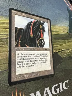 Ebony Horse Arabian Nights MtG Magic The Gathering 1993 MP - Image 2