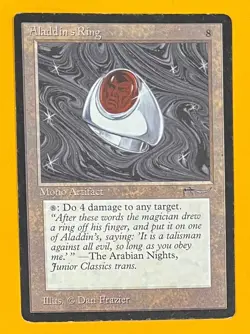 MTG ALADDIN'S RING Arabian Nights (OldManMTG 012-596) - Image 1