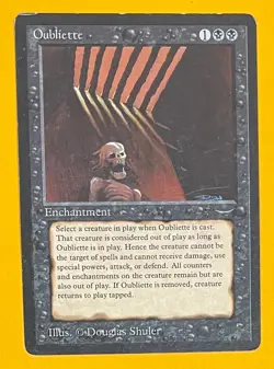 MTG OUBLIETTE (Light) Arabian Nights (OldManMTG 012-643) - Image 1