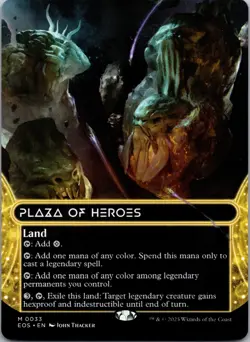 Plaza of Heroes (0033) (Borderless) Edge of Eternities: Stellar Sights Regular - Image 1