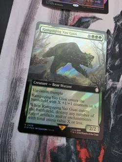 MTG SURGE FOIL Rampaging Yao Guai - Fallout Commander #929 - Image 2