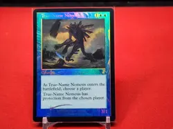 True-Name Nemesis Time Spiral Remastered Foil NM Retro Frame - Image 1