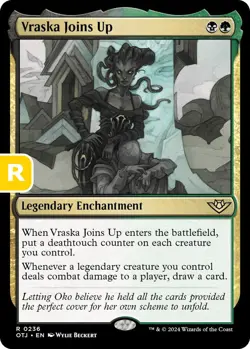 MTG Vraska Joins Up OTJ R Legendary Enchantment NM - Image 1