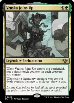 MTG Vraska Joins Up OTJ R Legendary Enchantment NM - Image 2